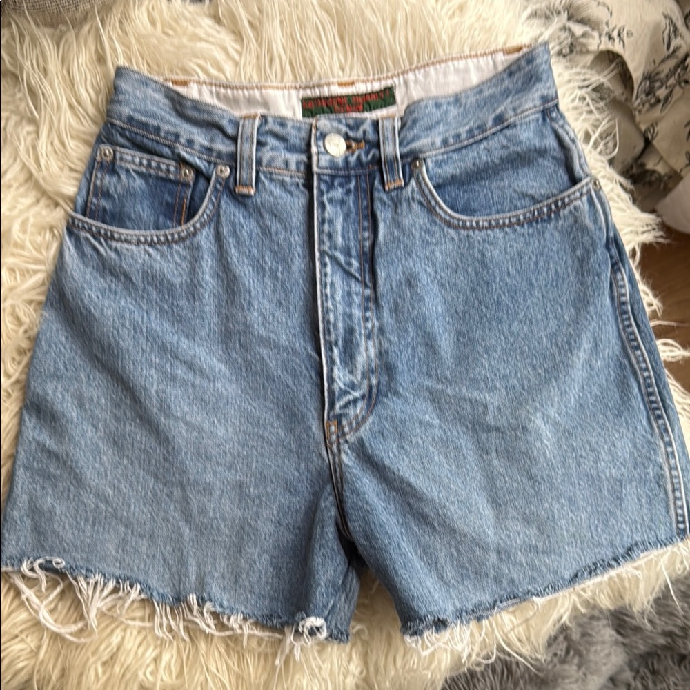 Katharine Hamnett vintage Denim Blue Jean shorts